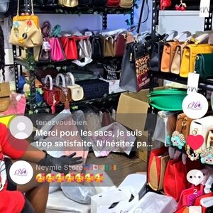 Elegant Black and Tan Handbag